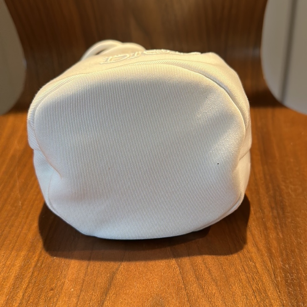 Dior White Drawstring Dust Bag Pouch 5 x 7” nwot - Picture 3 of 6